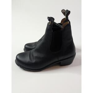 Blundstone Black Leather Chelsea Boots Women's Size 8 Classic Slip-On Ankle Boot